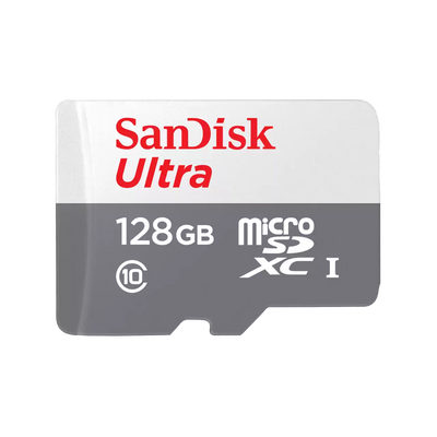 SanDisk 128GB Ultra microSDXC UHS-I Class 10 Memory Card 100 MB/s SDSQUNR-128G-GN6MN