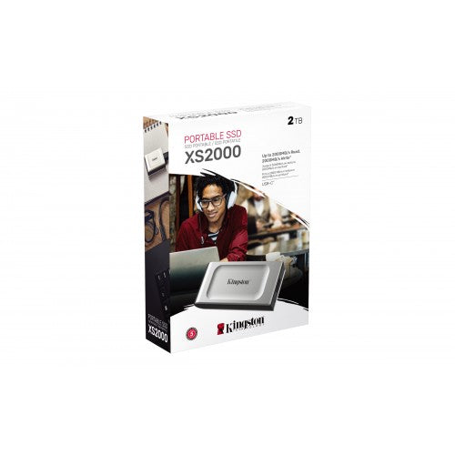 Kingston XS2000 2TB USB-C Portable SSD 2000MB/s