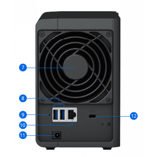 Synology DiskStation DS223 2 Bay Network & Cloud Storage (Diskless)