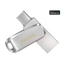 SanDisk 128GB Ultra Dual Drive Luxe USB-TYPE-C Upto 400MB/s-SDDDC4-128G-G46,Silver