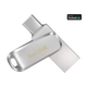 SanDisk 128GB Ultra Dual Drive Luxe USB-TYPE-C Upto 400MB/s-SDDDC4-128G-G46,Silver