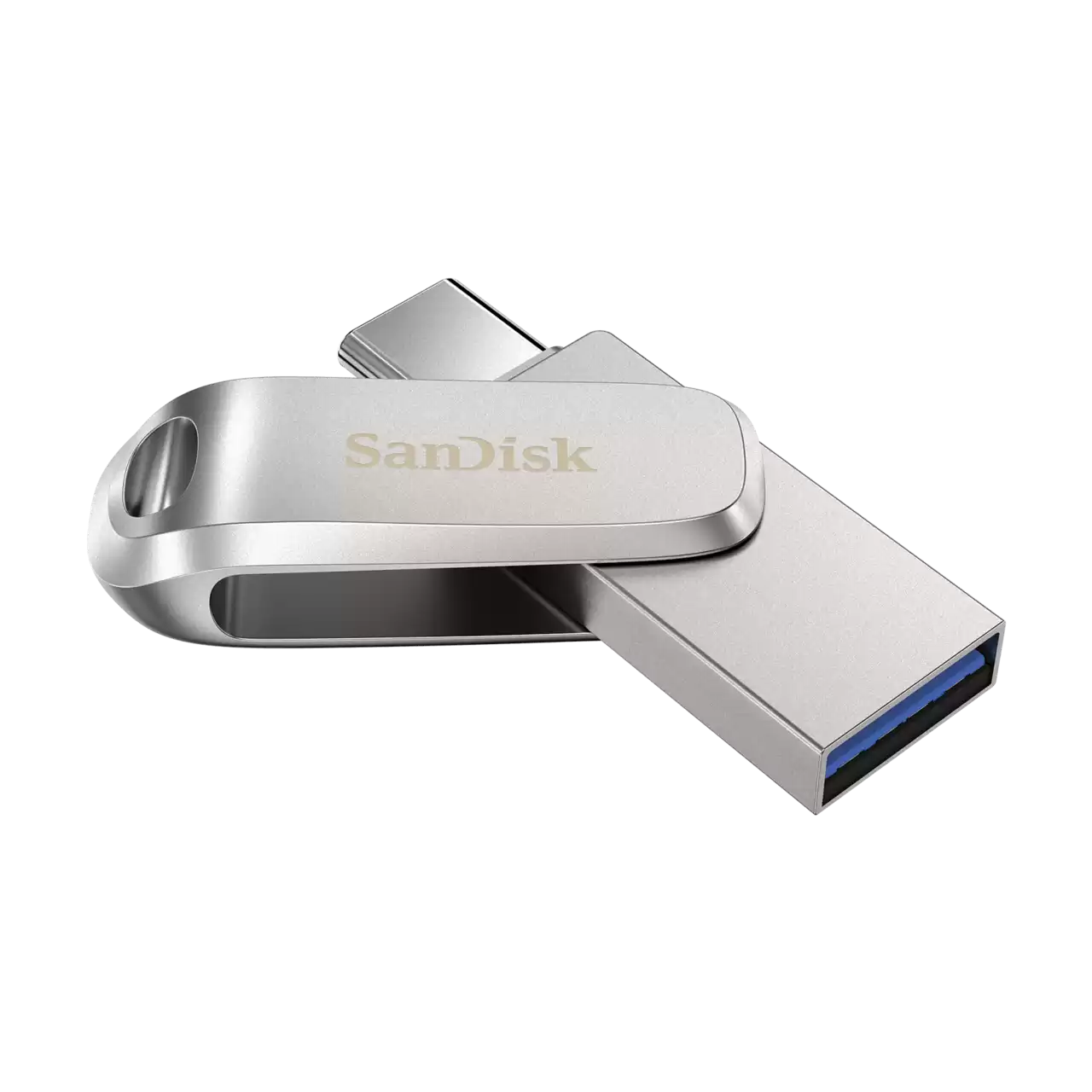 SanDisk 512GB Ultra Dual Drive Luxe USB Type-C up to 400 Speed - SDDDC4-512-G46, Silver