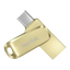 SanDisk 256GB Ultra Dual Drive Luxe USB Type-C - SDDDC4-256G-G46GD,GOLD