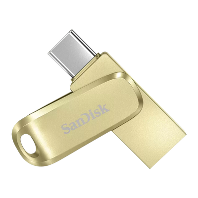 SanDisk 256GB Ultra Dual Drive Luxe USB Type-C - SDDDC4-256G-G46GD,GOLD