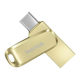 SanDisk 256GB Ultra Dual Drive Luxe USB Type-C - SDDDC4-256G-G46GD,GOLD