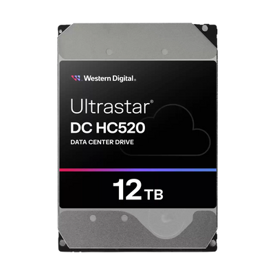 WD Ultrastar DC HC520 12TB 7200 RPM SATA 6Gb/s 256MB Cache 3.5-Inch Enterprise Hard Drive (HUH721212ALE604)