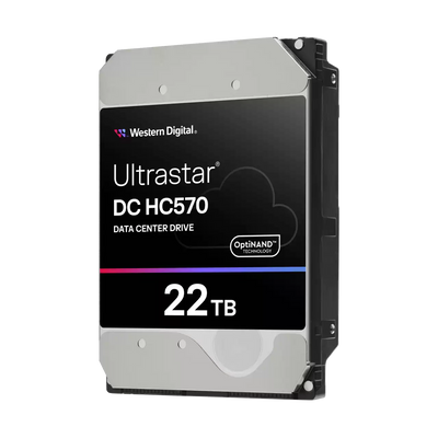 WD Ultrastar DC HC570 22TB 7200 RPM SATA 6Gb/s 512MB Cache 3.5-Inch Enterprise Hard Drive (WUH722222ALE6L4)