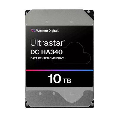 WD Ultrastar DC HA340 10TB Enterprise HDD 3.5" SATA 6Gb/s 7200RPM 512MB Cache CMR - WUS721210BLE6L4