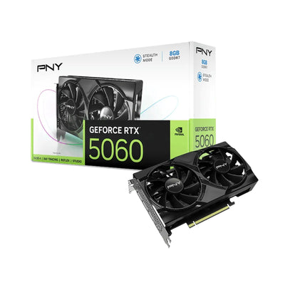 PNY Nvidia GeForce RTX 5060 GDDR7 8GB OC Dual Fan Graphics Card