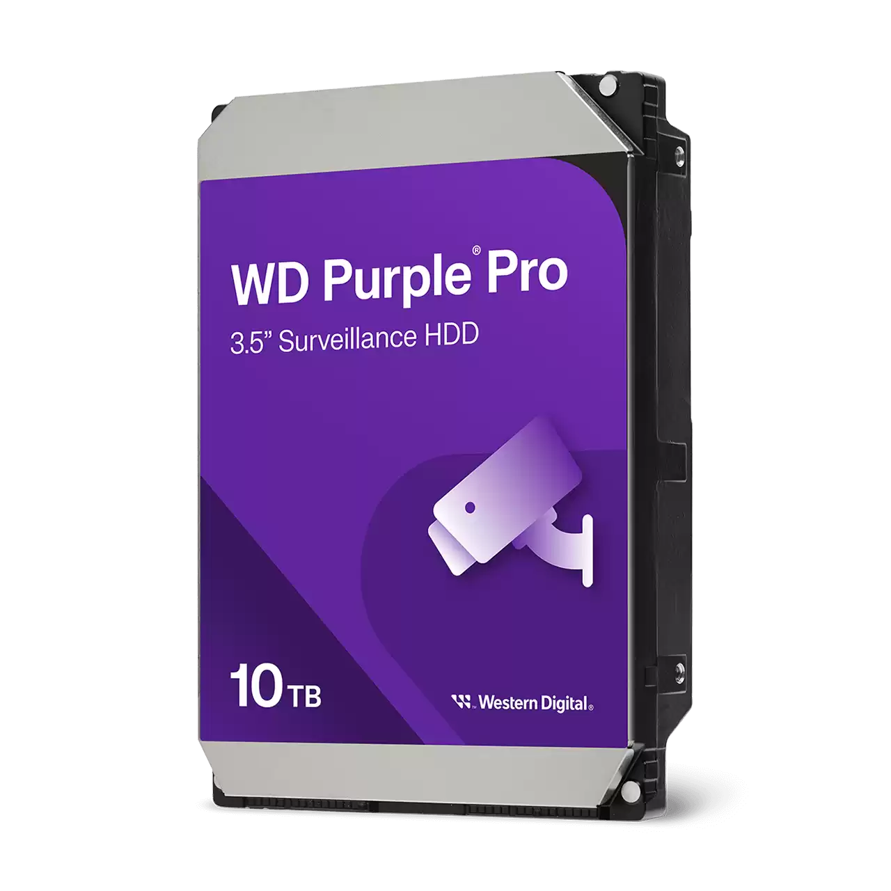 WD Purple 10TB Surveillance Hard Disk Drive - 7200 RPM Class SATA 6 Gb/s 256MB Cache 3.5 - WD101PURP