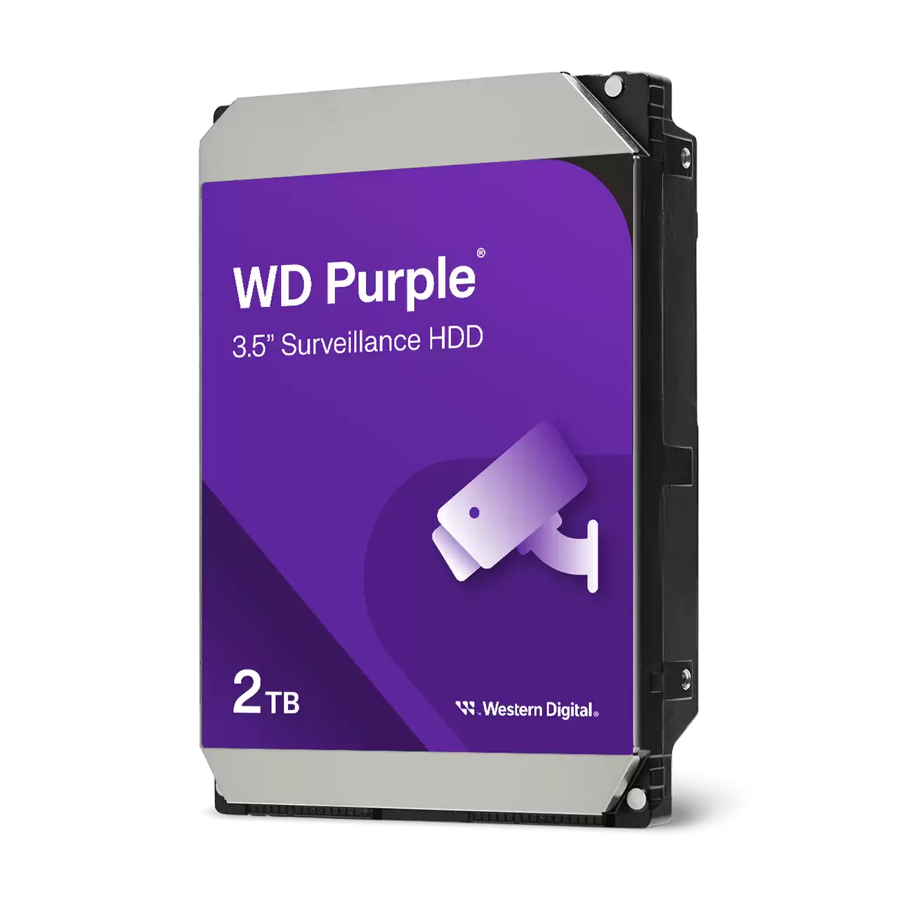 WD Purple 2TB Surveillance Hard Disk Drive-5400 RPM Class SATA 6Gb/s 64MB Cache 3.5 Inch WD23PURZ