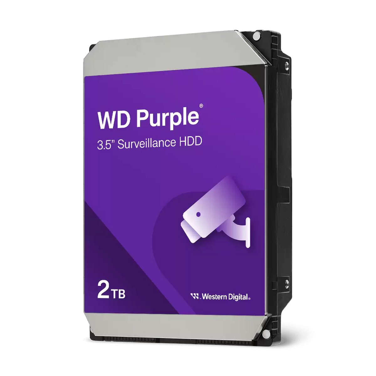 WD Purple 2TB Surveillance Hard Disk Drive-5400 RPM Class SATA 6Gb/s 64MB Cache 3.5 Inch WD23PURZ